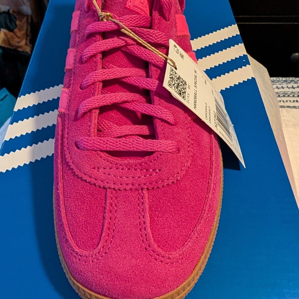 Handball Spezial Semi Lucid Fuschia/ Lucid Pink Shoes - Picture 3 of 6